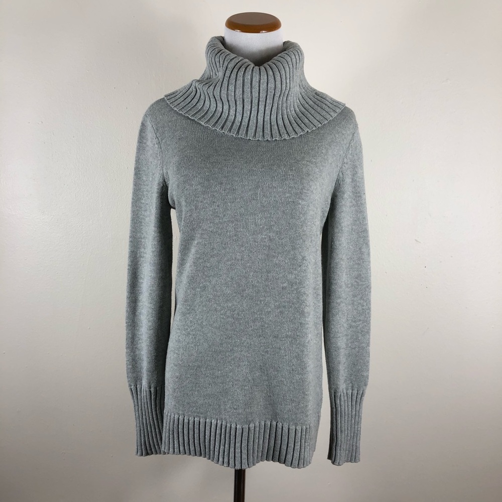 Nautica Gray Turtleneck Sweater